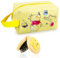 Trousse de Toilette Win-nie, Imperméable Trousse Toilette Enfant, Trousse de Toilette Dessin Animé Fille, Pliable Sac de Maquillage de Voyage Pochette Maquillage avec Porte-clés Porte Monnaie