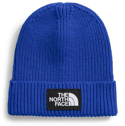 The North Face Kinder Logo Box Cuffed Mütze, TNF Blue, One Size