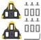 Rennrad Cleats Kompatibel Mit SPD Cleats Und Look Keo Cleats, Fahrrad Pedalplatten Set Für Rennradschuhe, Anti-Rutsch Schuhplatten Für Indoor Und Outdoor Radfahren, Inklusive Montageschrauben