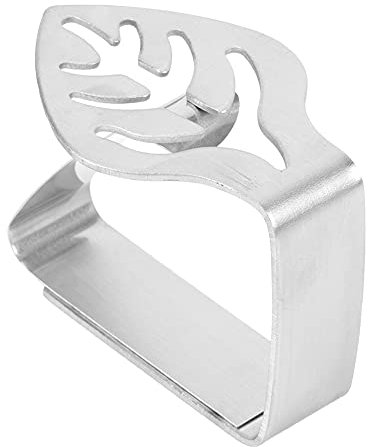 ANKROYU Dicker Edelstahl Tischtuch Clip Küchentischtuch Clip Nicht -Slip -Tisch -Clip Clip (Blatt)