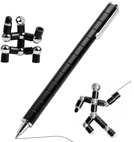 Magnetic Fidget Pen für Erwachsene, Magnetstift zur Stressabbau, Magnetischer Stift Gravity Pen, Magnetstift, Multifunktions Kugelschreiber Geschenk für Männer Frauen Teenager Weihnachten Geburtstag