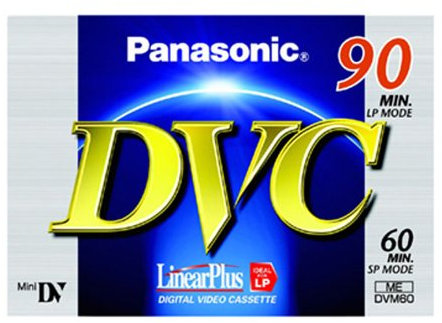 Panasonic Mini DV tape SP 60/LP 90 min [3 Pack]