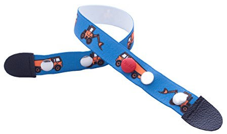 Clip Ho Kinder Gürtel ohne Schnalle 19 verschiedene Variationen, Blau, 116