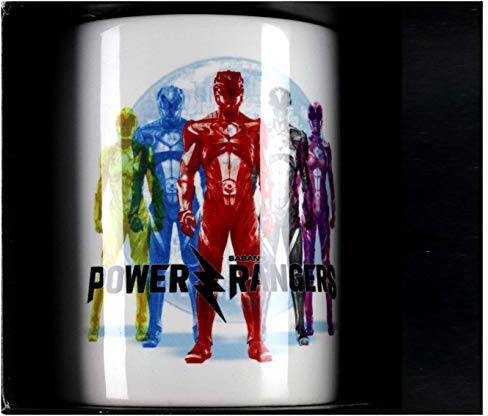 Power Rangers Movie Pyramid International (CMYKR) Official Boxed Ceramic Coffee/Tea Mug, Multi-Colour, 11 oz/315 ml