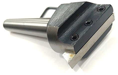Fraise à mouche MT2 avec tige M10 pour tour et fraiseuse avec embout HSS
