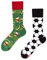Many Mornings - Mismatched Socken - Lustige Socken Unisex - Socken Fußballmotiv - Geschenkidee - Design: Football Fan - Made in EU - 35-38
