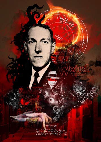 H. P. Lovecraft - Andre Sanchez Cthulhu Poster Plakat Bild Kunstdruck