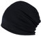 YOFASEN Slouchy Beanie Mütze - Chemo Cancer Kopfbedeckung aus Baumwolle Schlafmütze Turban Kopfbedeckung Strecken Muslimisches Kopftuch für Frauen Männer, Schwarz, One size