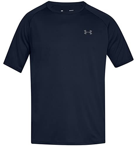 Under Armour Mens Tech Training T-Shirt Relaxed Fit Academy M