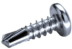 GOEBEL® - 1000 x Bohrschrauben Linsenkopf (Ø x L) 4,8 x 19,0 mm Edelstahl A2 (V2A) DIN7504SQ Werksnorm Linsenkopf Innenvierkant - Selbstbohrende Schrauben Selbstschneidende