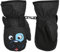 MoKo Kinder Skihandschuhe, Winddicht Wasserdicht Winterhandschue Warm Fäustlinge Sport Handschuhe für Skifahren Radfahren Snowboarden Outdoor-Aktivitäten für Jungen Mädchen von 1-3 Jahren - Schwarz