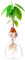 Maveite Avocado-Sprossen-Pflanzvase, Avocado-Baum-Anzuchtvase, Glas, Garten, Samen, Starter-Pflanzvase, Behälter, Avocadobaum, Anzuchtset für Kinder, Erwachsene, Freunde, Familien, Avocadobaum,