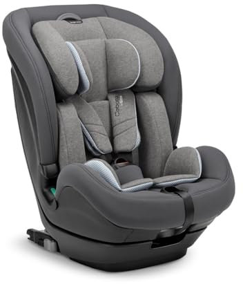 Inglesina Caboto i-Size Seggiolino Auto, Isofix, da 15 mesi a 12 Anni circa, dai 76 ai 150 cm, Stone Grey