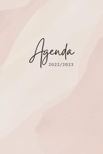 Agenda 2022 2023: Calendario settimanale orizzontale A5 1 Settimana su 2 Pagine - 15 mesi da Ottobre 2022 a Dicembre 2023