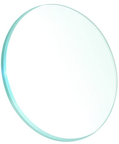 ULTECHNOVO Doppelkonvexe Linse 100mm Brennweite aus Glas für Linsenphysik im Labor Konvexer Linsenspiegel für Wissenschaftliche Experimente und Optikunterricht