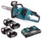 Tronçonneuse 36V LXT (4x5,0 Ah) avec chargeur double - MAKITA DUC353PT4