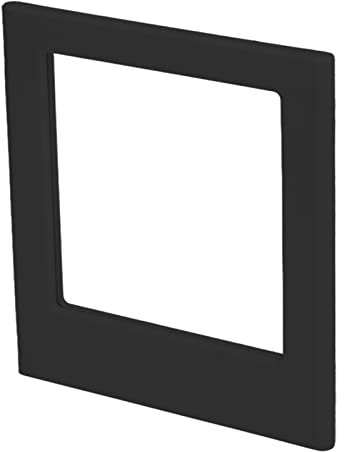 KIMISS Doppelseitiger Magnetischer Taschenbilderrahmen für Square (Schwarz)