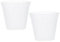 GANAZONO 2pcs Pots à orchidée de 24cm avec trous Pot De Fleur Transparent Planteur Pots De Pépinière Transparents Pots en Plastique pour Plantes Pots Jardin Clair Pon Cactus Rond PP Blanche