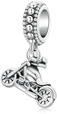 925 Sterling Silber Motorrad-Anhänger Charm für Pandora Armband