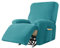 SCLOBO Recliner Cover, Recliner Stuhlhussen, Recliner Sofa Überzug für 1 2 3 Sitzer, High Stretch Recliner Protector Cover (Petrol, 1 Sitzer)