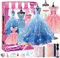Pllieay Modedesign Mädchen Designer Set, Nähsets Kinder Bastelset Kinder Kreativität-DIY-Kunst- und Bastelset, Lernspielzeug Geschenke Mädchen 6 7 8 9 10 11 12+ Jahre