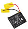 130mAh 0.48Wh Battery Replacement for Pebble 401S, E-Paper, Pebble Steel, Watch 2 Smartwatch fit Part No. P121112