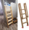 Hochbett Leiter 4-stufige/ 5-stufige Kurze Dachbodenleiter/ Holzleiter für Etagenbetten, Notleiter für Garagen-Dachgeschosswohnungen, Wohnmobilleiter für Etagenbetten/ Nur Zwillingsleiter(4 Step 125cm