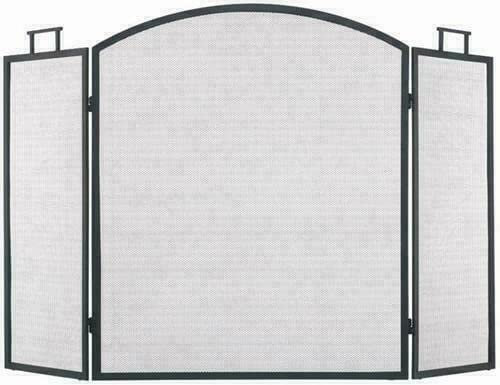 OJKJGY F Screens 3 Panneaux Pliants Classique F Screen Arqué en Acier Treillis Garde F Screen Plat F Screens Décoratifs Feito na China