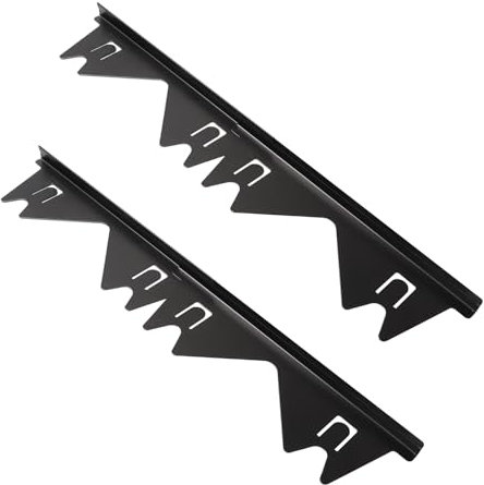 Tefola 2er-Pack Herdplatten- und Herdspaltabdeckungen, Einziehbare (13,8 Bis 27,6) Kochfeld-Dichtungsplatte, Hitzebeständiger Edelstahl Küchenleiste, Ofenplatte und Ofenspaltabdeckung (Schwarz)