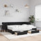 LAPOOH Tagesbett Ausziehbar mit Schubladen Schwarz 90x190 cm Samt, Schlafsofa, Daybed, Bettsofa, Sofa Bed, Sofabett, Schlafcouch, Jugendbett, Bettgestell, Bettcouch - 3196778