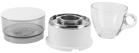 PRETYZOOM Kleiner Hand Kaffeemaschine mit 160ml Fassungsvermögen und Edelstahlfeinfilter für Zuhause und Outdoor Mobile Kaffeezubereitung Zufälliger Stil