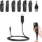 8Pcs Universal Electric Shaver Charger Cable Kit, 5V USB Electric Shaver Chargers Power Adapter Cord Replacement Compatible with Philips, Wahl, Braun & More for Bathroom & Travel