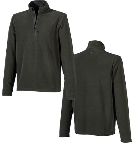 Härkila Herren Fleecepullover, Troyer, Ideal für alle Outdoor-Aktivitäten und zum Wandern, Shadow Brown