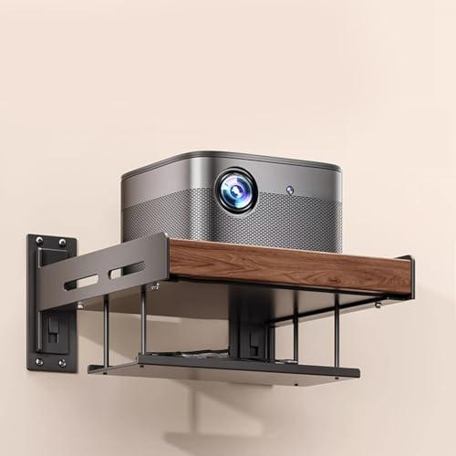 PP-Vic Eckhalterung Für AV-Medienständer Zur Wandmontage, Eckständer Für Audiokomponenten,DVD-Player-Ständer, Stereo-Komponentenschrank,Halterung Für Zuhause/Büro/Theater,2 Layer 40 * 35 * 14.5cm