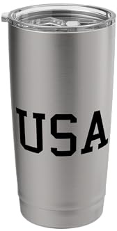 USA, Men Women Kids 4th of July Patriotic America USA Stainless Steel Insulated Tumbler