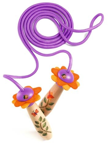 Djeco Corde à sauter réglable Florita FSC 100 % qualité.