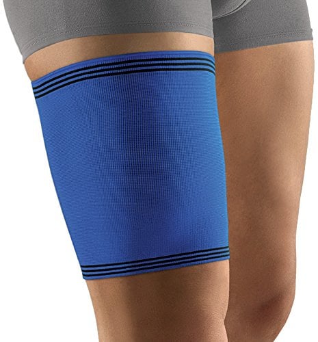 Bort ActiveColor Oberschenkelstütze blau Gr. S, Waden- und Oberschenkelbandagen