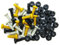 All Trade Direct 30 Pk Mixed Colour Plastic Number Plate Bolts & Nuts