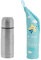 Laken Unisex - Termo de Acero Inoxidable para Adultos, 0,5 litros, con Tapa de Colores y Lazo para Fijar, Botella de Acero Inoxidable con Bonito diseño, Color Turquesa, 0,5 L