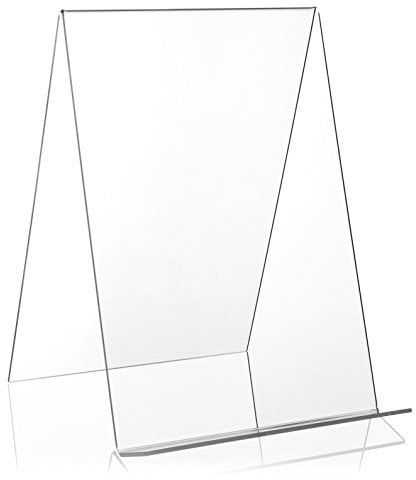Buchständer/Buchaufsteller als Warenträger und Schrägsteller im DIN A4 Format aus original PLEXIGLAS®
