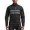 WOSAWE Hommes Vestes de Cyclisme Coupe-Vent Imperméable Vélo Vêtements Manches Longues VTT Manteau (BL215 Noir XXXL)