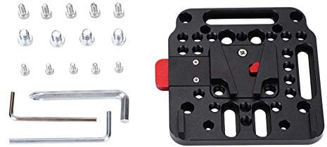 EBTOOLS Niceyrig V-Lock Assembly - V Mount Battery Plate Adapter,V-Lock Assembly Kit Quick Releas Replacement for Battery with V-Mount