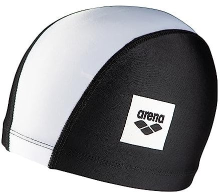 arena Unix II Junior Cuffia Unisex in Tessuto, Cuffia Piscina Bambino e Bambina, Cuffia Nuoto in Tessuto Elasticizzato ad Asciugatura Rapida, Cuffia Morbida e Resistente