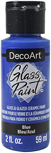 DecoArt DGP11-30 Glasfarbe, 60 ml, Blau, 59 ml (Pack of 1), 59 milliliter
