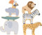 small foot Stapeltiere Safari Stapel-und Balancierspiel mit 7 Tierfiguren aus Holz, ab 1 Jahr, 11704
