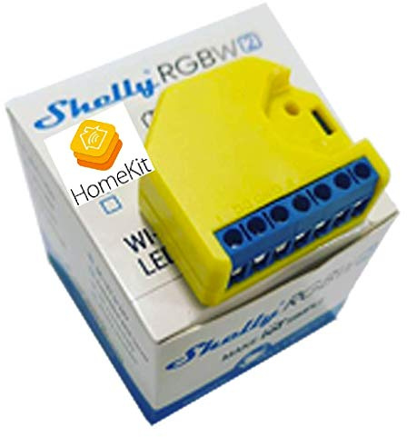 Shelly RGBW2 Homekit Gestione strisce led 12-24 volt RGB RGBW