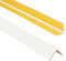 ProfiPVC Cornière PVC 25x25mm, 110cm - Baguette d’angle de protection, profilé d'angle caoutchouc autoadhésif - Protection d'angles et rebords, flexible, facile à installer, Blanc
