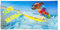 Tex family Strandtuch aus Frottee Surf Mania groß 90 x 170 cm