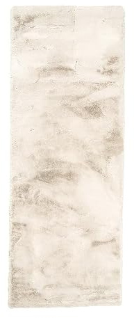FRAAI | Home & Living Hochflor LäUfer - Comfy Supreme Creme - 80x250 cm | Shaggy, Einfarbig - Ländlich, Modern, Skandinavisch - Schlafzimmer, Flur - Fellteppich
