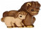 THUN ® - Cavallo con Puledro Presepe Classico